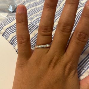 Size 7 ring brand new with Swarovski crystals